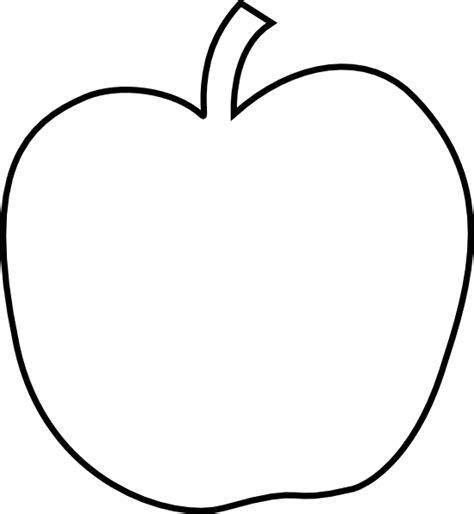 apple templates  print clipart