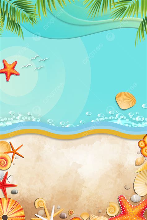 simple summer beach theme background wallpaper image    pngtree