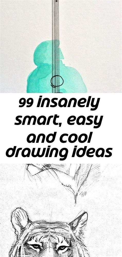 insanely smart easy  cool drawing ideas  pursue   cool