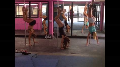 Upside Down Twerk Pole Dance Return Gym Ayia Napa Cyprus Youtube