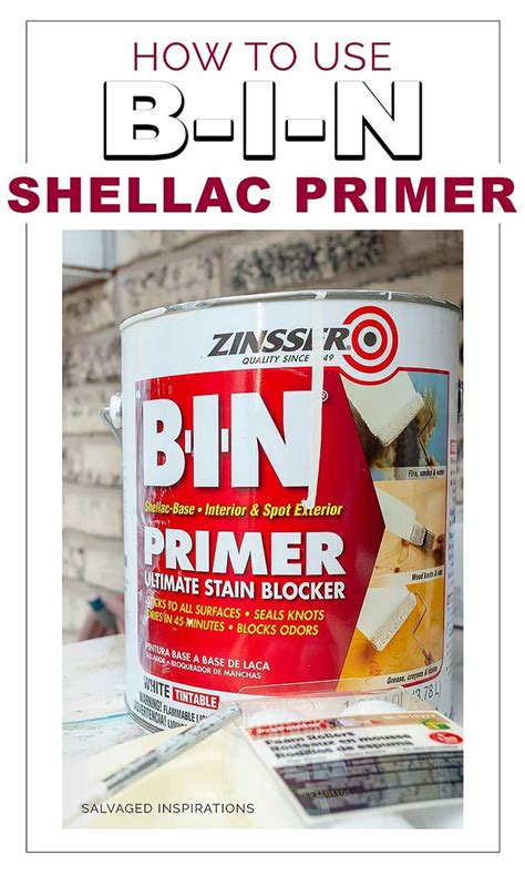 bin shellac primer salvaged inspirations   staining wood primer painting