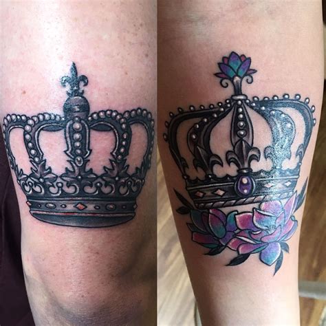 King And Queen Crown Tattoo Crown Tattoo Tattoo Designs Hip Tattoo