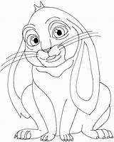 Hare sketch template