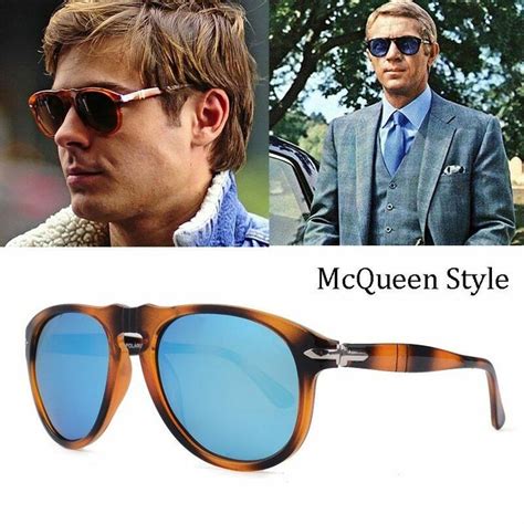 Luxury Classic Vintage Pilot Steve Mcqueen Style Polarized Sunglasses
