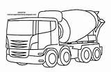 Mewarnai Truk Molen Sketsa Menggambar Rebanas Alat Kendaraan Tangki Tenk Giga Transportasi Sumber sketch template