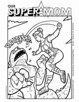 Coloring Pages Mom Super Getcolorings Color Cleveland sketch template
