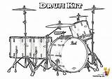 Drum Coloring Choose Board Set Musical Sets Printable sketch template