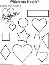 Heart Worksheet Shape Worksheets Printable Kids Preschool Kindergarten Toddler Shapes Crafts Activity Coloring Pages Tracing Printables Drawing Sheet Preschoolactivities Color sketch template