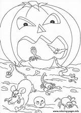 Halloween Coloring Pumpkin Scary Pages Printable Part Handcraftguide Color Kids Types Craft Info sketch template