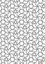 Tessellations Geometric Alhambra Tessellation Getcolorings Drukuj sketch template