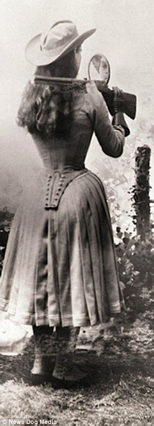 rare footage shows famed gunslinger annie oakley in action daily mail
