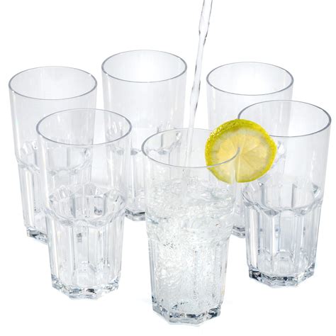 Buy Maxi Nature Plastic Juice Glass Set Of 6 Polycarbonate Glasses