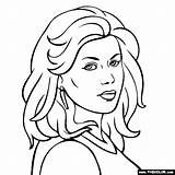 Kelly Clarkson Coloring Pages Thecolor Celebrities sketch template