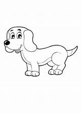 Dackel Hund Ausmalbilder Ausmalbild Malvorlagen Ausdrucken Ausmalen Hunde Kostenlos sketch template
