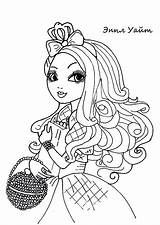 Coloring Ever After High Pages Raven Queen Girls Getdrawings Drawing Print sketch template