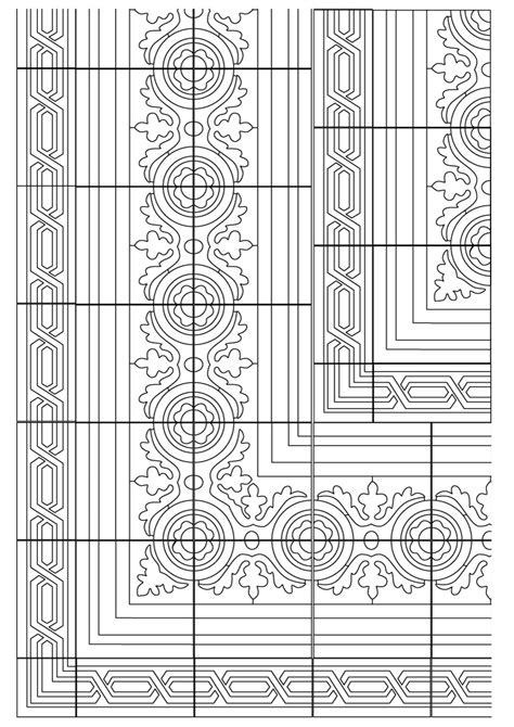 tel aviv floor tiles patterns coloring pages