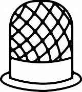 Thimble Drawing Icon Getdrawings Svg Onlinewebfonts sketch template
