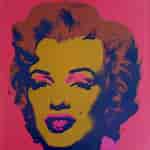 Risultato immagine per Pop Art Andy Warhol Marilyn. Dimensioni: 150 x 150. Fonte: denisbloch.com