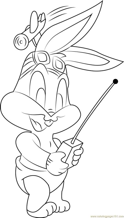 bugs bunny coloring page  kids  baby looney tunes printable