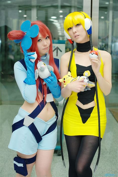 elesa and skyla cosplay pokemon maquillage halloween