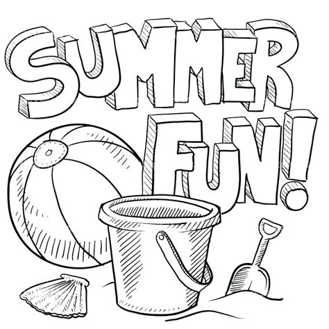printable summer coloring pages  kids  getcoloringscom