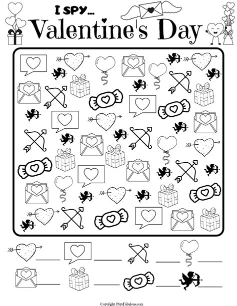 valentines day  spy printable  spy fabulous