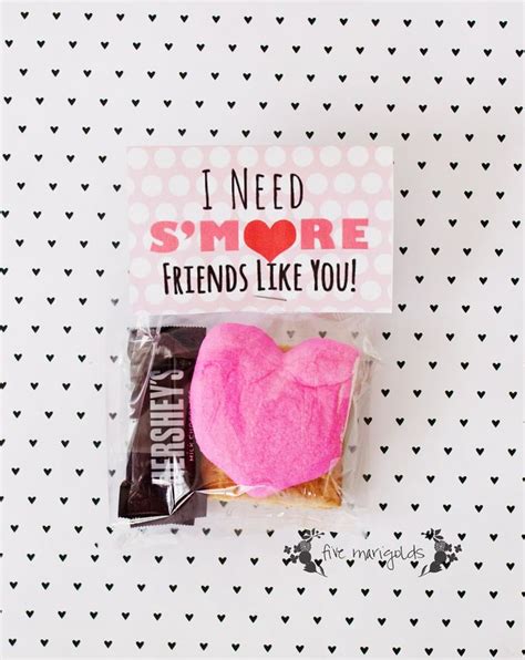 smore friends   valentines printable www