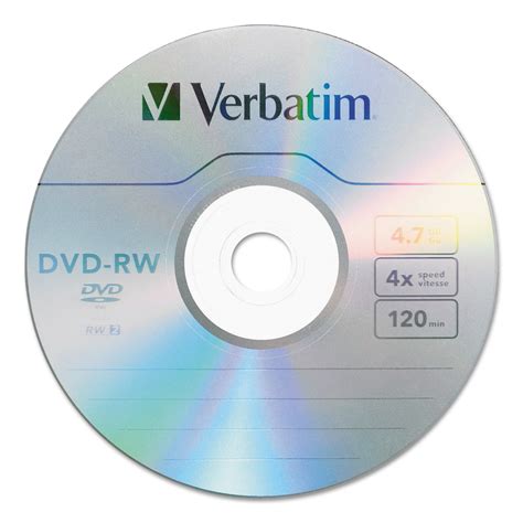 verbatim dvd rw gb   branded surface  disc spindle  walmartcom