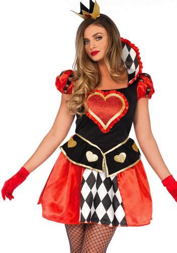 queen of hearts ladies fancy dress wonderland leg avenue