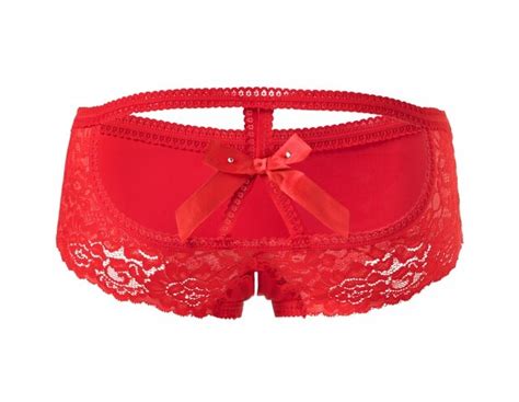 Verano Women S Sexy Crotchless Underwear Lace Lingerie Cheeky Panty In