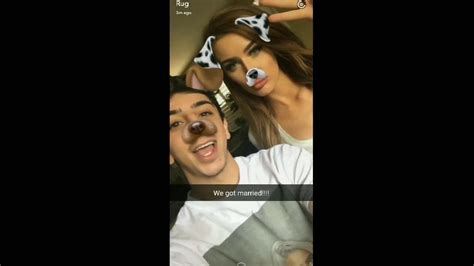 Faze Rug And Molly Eskam Got Married Snapchat Stories Youtube