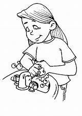 Coloring Sister Washing Wash Hands Pages Hand Printable Colouring Big Clipart Drawing Soap Preschoolers Handwashing Kids Color Sheets Getdrawings Her sketch template