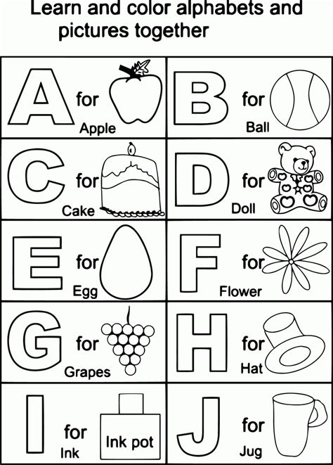 alphabet coloring pages clip art library