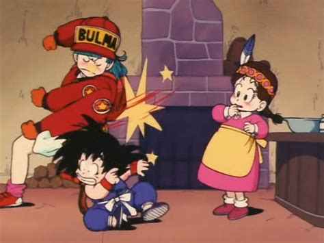 Image Bulma Hits Goku Episode 4  Dragon Ball Wiki