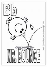 Mr Bounce Men Coloring Pages sketch template