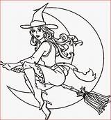 Halloween Coloring Pages Witch Printable Para Flying Colorear Dibujos Beuatiful Bruja Broom Color Print Imprimir Stick Printables Ugly Filminspector Artículo sketch template