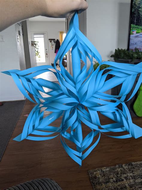 How To Make A 3d Paper Snowflake 12 Steps With Pictures Paper