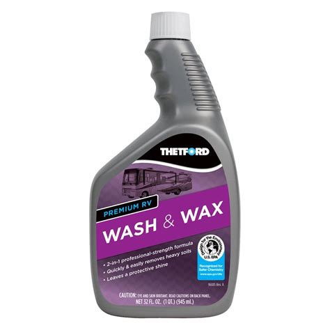 thetford  premium rv wash  wax  oz camperidcom