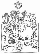 Zoo Coloring Pages Animal Animals Jungle Choose Board Save sketch template