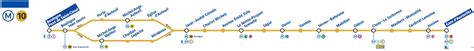 paris metro line 10 map paris by train