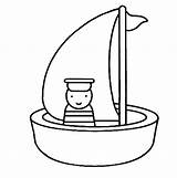 Coloring Boat Pages Printable sketch template