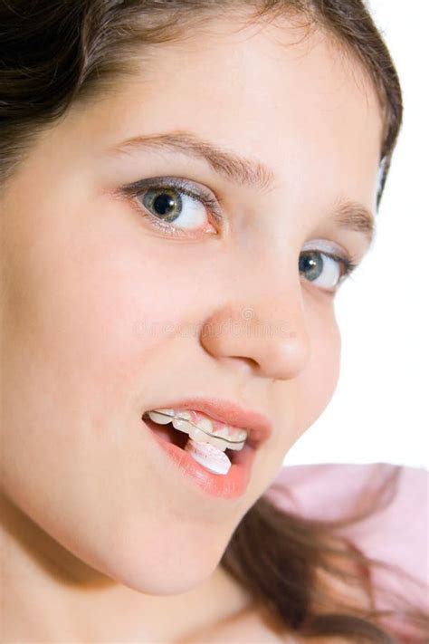 Lovely Girl With Pill In Mouth Picture Image 13949519