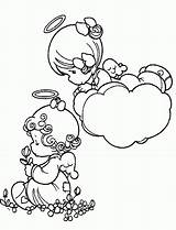 Precious Moments Coloring Pages Angels Printable Angel Baby Praying Drawing Moment Getdrawings Popular Easy Cartoon Coloringhome доску выбрать sketch template