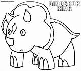 King Dinosaur Coloring Pages Print Printable Popular Thanksgiving Coloringhome sketch template