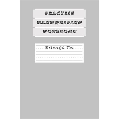 practice handwriting notebook  doted papers notebook  practicing