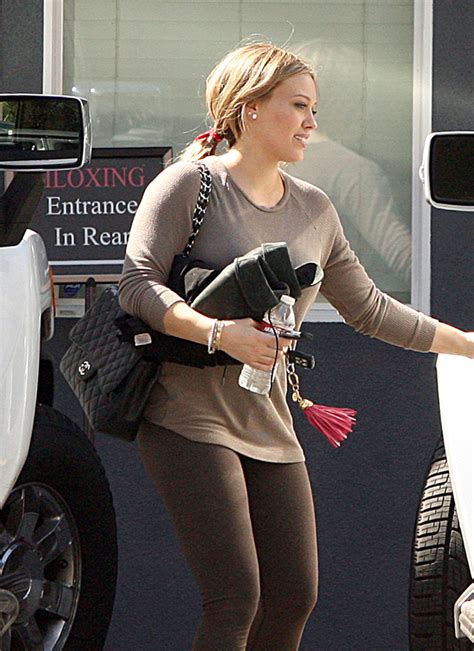 hilary duff at a gym in toluca lake hawtcelebs