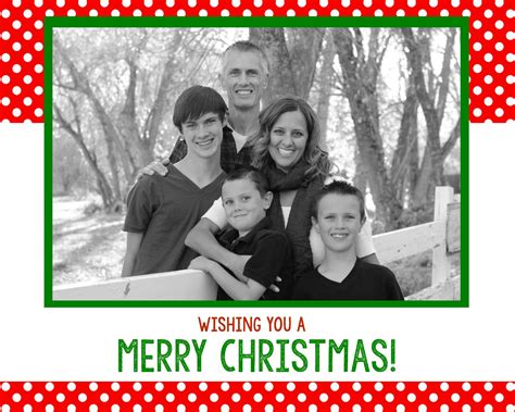 free christmas card templates for photographers