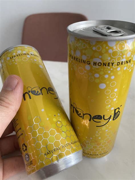 honeyb sparkling honey drink  cans shopee singapore