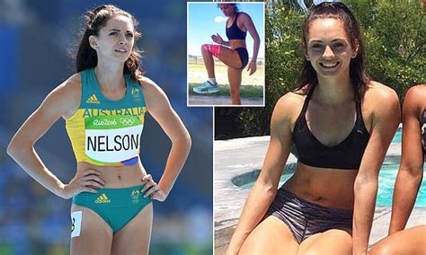 australian sprinter ella nelson qualifies for women s 200 metre semi final at rio daily mail