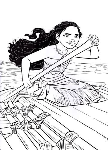 disney moana coloring page  printable coloring pages  kids